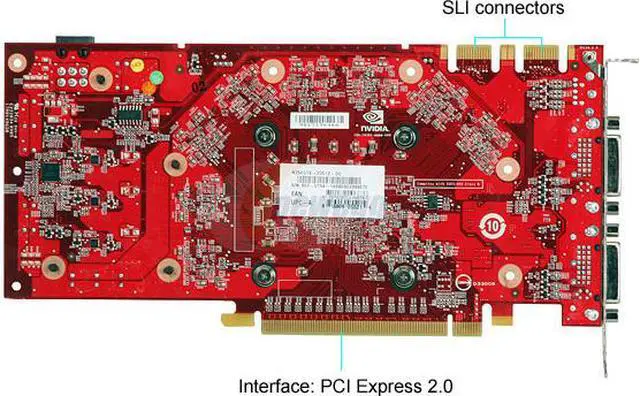 Alt view image 4 of 5 - MSI GeForce GTS 250 512MB GDDR3 PCI Express 2.0 x16 Graphics Card N250GTS-2D512-OC