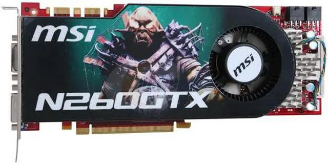 Alt view image 3 of 6 - MSI GeForce GTX 260 896MB DDR3 PCI Express 2.0 x16 SLI Support Graphics Card N260GTX-T2D896-OCv4
