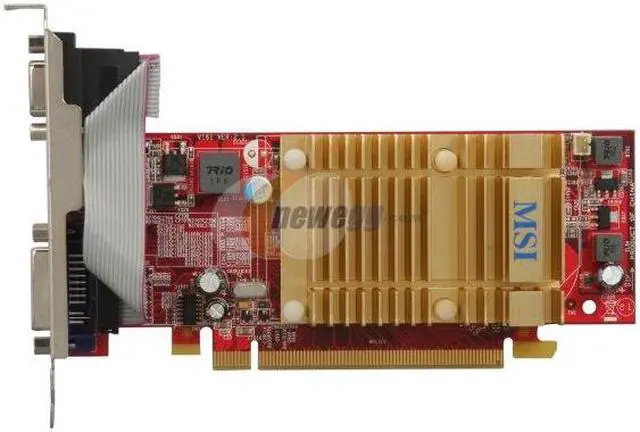 Alt view image 4 of 5 - MSI Radeon HD 4350 512MB GDDR2 PCI Express 2.0 x16 CrossFireX Support Graphics Card R4350-MD512H