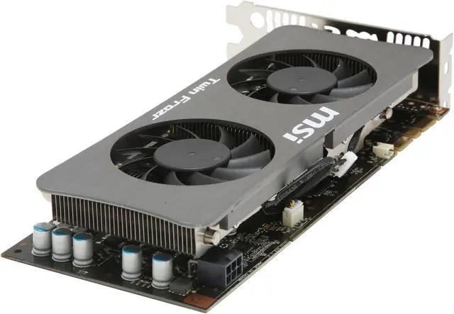 Alt view image 5 of 6 - MSI GeForce GTS 250 1GB GDDR3 PCI Express 2.0 x16 SLI Support Graphics Card N250GTS TwinFrozr 1G OC