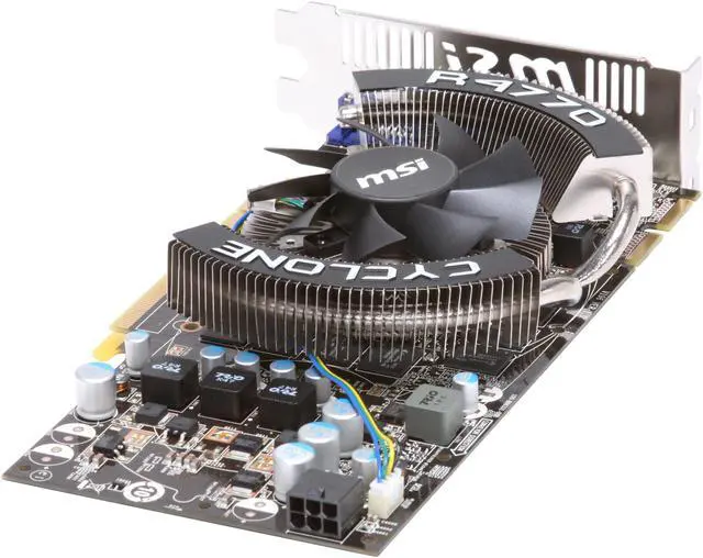 Alt view image 5 of 6 - MSI Radeon HD 4770 512MB GDDR5 PCI Express 2.0 x16 CrossFireX Support Graphics Card R4770 CYCLONE