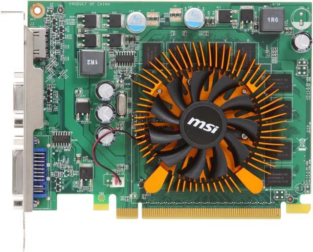 Alt view image 3 of 5 - MSI GeForce GT 220 512MB DDR2 PCI Express 2.0 x16 Graphics Card VN220GT-MD512