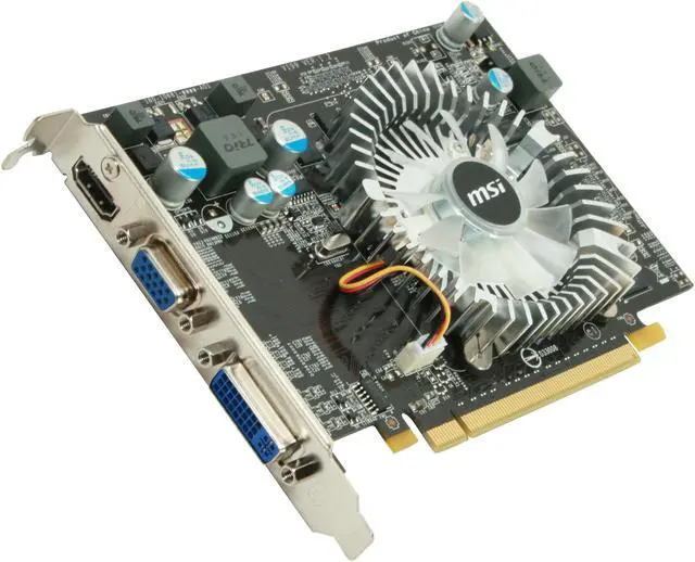 Main image of MSI GeForce GT 240 1GB GDDR3 PCI Express 2.0 x16 Graphics Card N240GT-MD1G
