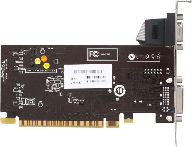 Alt view image 4 of 5 - MSI GeForce 8400 GS 512MB DDR2 PCI Express 2.0 x16 Graphics Card N8400GS-D512H