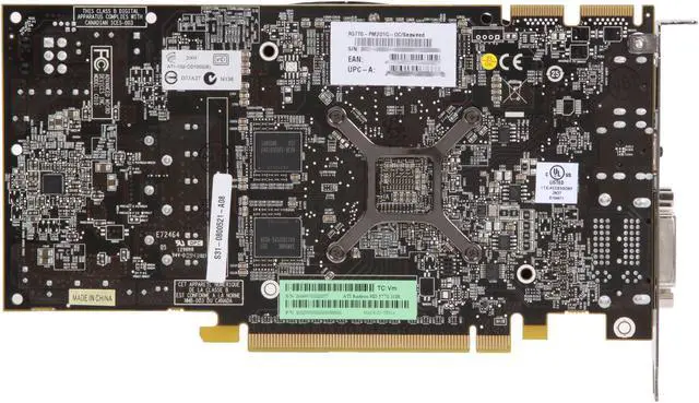 Alt view image 4 of 6 - MSI Radeon HD 5770 (Juniper XT) 1GB GDDR5 PCI Express 2.0 x16 CrossFireX Support Graphics Card R5770-PM2D1G OC/Seaweed