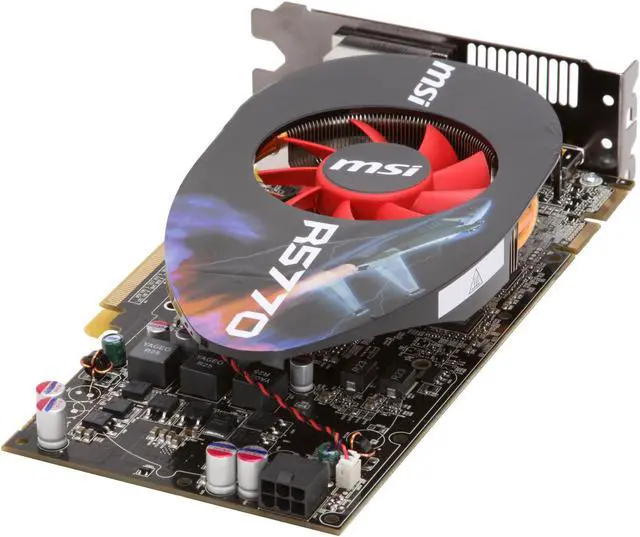 Alt view image 5 of 6 - MSI Radeon HD 5770 (Juniper XT) 1GB GDDR5 PCI Express 2.0 x16 CrossFireX Support Graphics Card R5770-PM2D1G OC/Seaweed