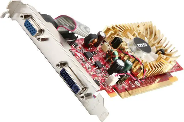 Main image of MSI GeForce 8400 GS 512MB DDR2 PCI Express 2.0 x16 Low Profile Ready Graphics Card N8400GS-D512