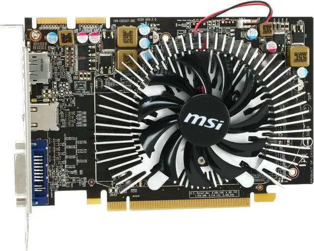 Alt view image 3 of 5 - MSI Radeon HD 5670 (Redwood) 1GB GDDR5 PCI Express 2.1 x16 CrossFireX Support Graphics Card R5670-PMD1G
