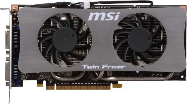 Alt view image 3 of 6 - MSI GeForce GTS 250 512MB GDDR3 PCI Express 2.0 x16 SLI Support Graphics Card N250GTS Twin Frozr