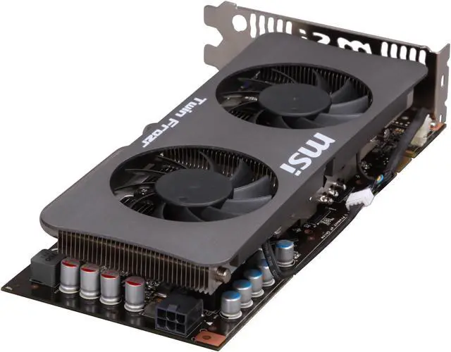 Alt view image 5 of 6 - MSI GeForce GTS 250 512MB GDDR3 PCI Express 2.0 x16 SLI Support Graphics Card N250GTS Twin Frozr
