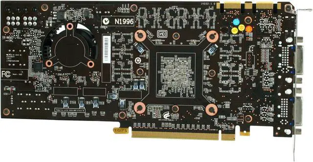 Alt view image 4 of 6 - MSI GeForce GTX 465 (Fermi) 1GB GDDR5 PCI Express 2.0 x16 SLI Support Graphics Card N465GTX-M2D1G