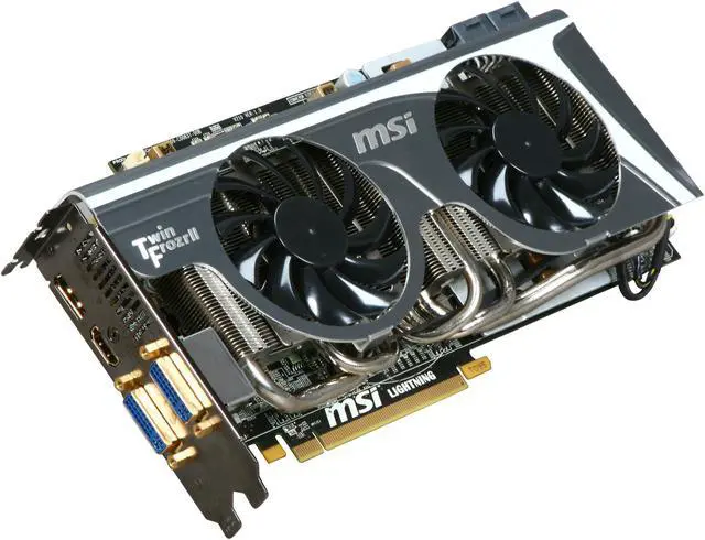 Main image of MSI Radeon HD 5870 1GB GDDR5 PCI Express 2.1 x16 CrossFireX Support Graphics Card R5870 Lightning II