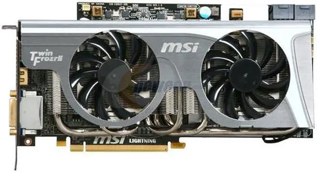 Alt view image 3 of 6 - MSI Radeon HD 5870 1GB GDDR5 PCI Express 2.1 x16 CrossFireX Support Graphics Card R5870 Lightning II