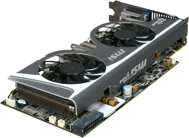 Alt view image 5 of 6 - MSI Radeon HD 5870 1GB GDDR5 PCI Express 2.1 x16 CrossFireX Support Graphics Card R5870 Lightning II