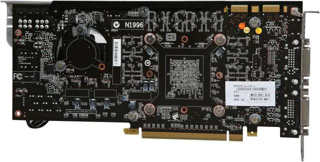 Alt view image 4 of 6 - MSI GeForce GTX 470 (Fermi) 1280MB GDDR5 PCI Express 2.0 x16 SLI Support Graphics Card N470GTX Twin Frozr II