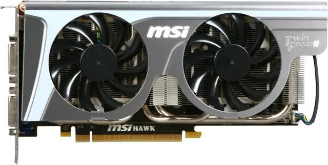 Alt view image 3 of 6 - MSI GeForce GTX 460 (Fermi) 1GB GDDR5 PCI Express 2.0 x16 SLI Support Graphics Card N460GTX Hawk