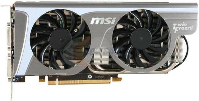 Alt view image 3 of 6 - MSI GeForce GTX 460 (Fermi) 768MB GDDR5 PCI Express 2.0 x16 SLI Support Graphics Card N460GTX Twin Frozr II SOC