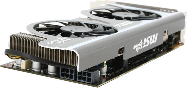 Alt view image 5 of 6 - MSI GeForce GTX 460 (Fermi) 768MB GDDR5 PCI Express 2.0 x16 SLI Support Graphics Card N460GTX Twin Frozr II SOC