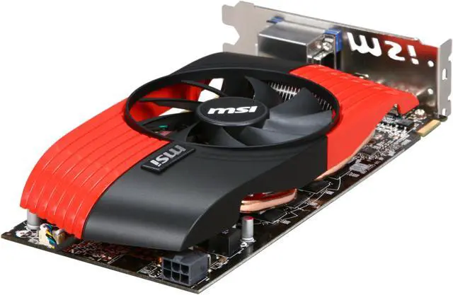 Alt view image 5 of 5 - MSI Radeon HD 6850 1GB GDDR5 PCI Express 2.0 x16 CrossFireX Support Graphics Card R6850-PM2D1GD5