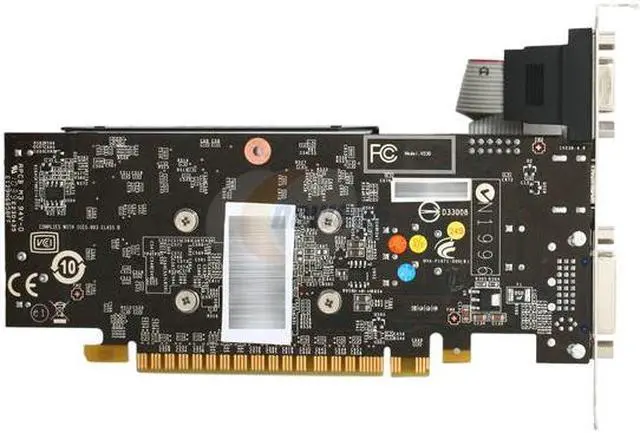 Alt view image 4 of 5 - MSI GeForce GT 430 (Fermi) 1GB DDR3 PCI Express 2.0 x16 Low Profile Ready Graphics Card N430GT-MD1GD3-OC/LP