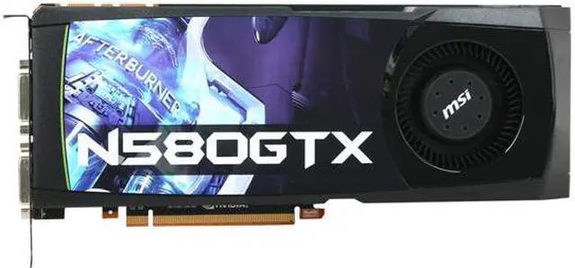 Alt view image 3 of 4 - MSI GeForce GTX 580 (Fermi) 1536MB GDDR5 PCI Express 2.0 x16 SLI Support Graphics Card N580GTX-M2D15D5