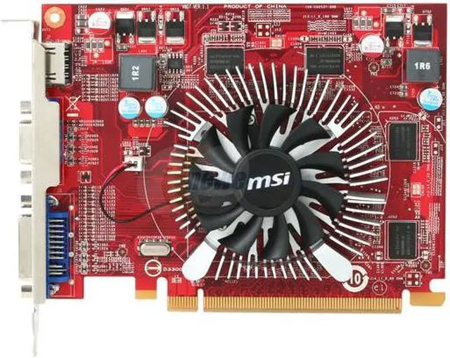 Alt view image 3 of 4 - MSI Radeon HD 5570 1GB DDR2 PCI Express 2.1 x16 Graphics Card VR5570-MD1G