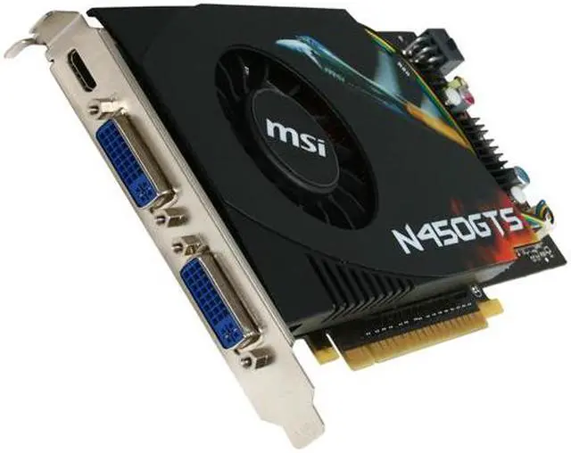 Main image of MSI GeForce GTS 450 (Fermi) 1GB GDDR5 PCI Express 2.0 x16 SLI Support Graphics Card N450GTS-M2D1GD5