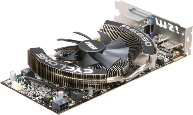 Alt view image 5 of 6 - MSI Radeon HD 6850 1GB GDDR5 PCI Express 2.1 x16 CrossFireX Support Graphics Card R6850 Cyclone PE/OC