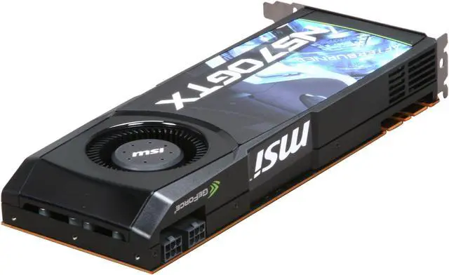 Alt view image 5 of 6 - MSI GeForce GTX 570 (Fermi) 1280MB GDDR5 PCI Express 2.0 x16 SLI Support Graphics Card N570GTX-M2D12D5/OC