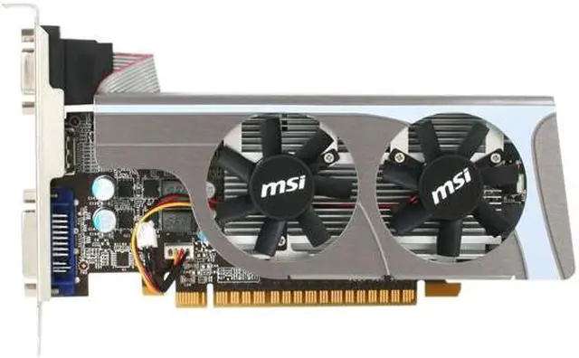 Alt view image 3 of 5 - MSI GeForce GT 440 (Fermi) 1GB DDR3 PCI Express 2.0 x16 Graphics Card N440GT-MD1GD3/LP