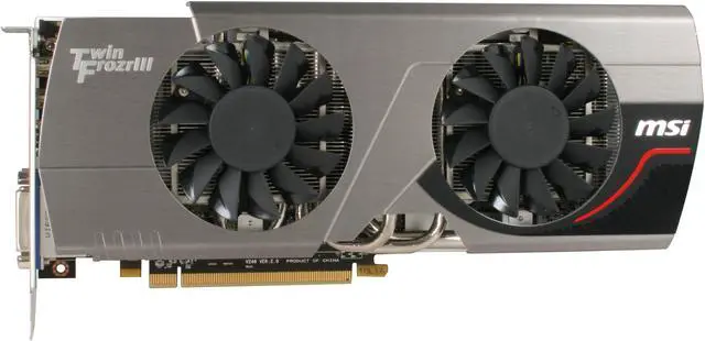 Alt view image 3 of 6 - MSI Radeon HD 6950 2GB GDDR5 PCI Express 2.1 x16 CrossFireX Support Graphics Card R6950 Twin Frozr III PE/OC