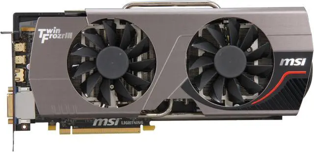 Alt view image 3 of 6 - MSI Radeon HD 6970 2GB GDDR5 PCI Express 2.1 x16 CrossFireX Support Graphics Card R6970 Lightning