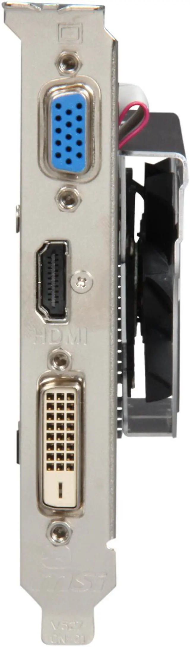 Alt view image 2 of 5 - MSI Radeon HD 6570 1GB DDR3 PCI Express 2.1 x16 Low Profile Ready Graphics Card R6570-MD1GD3/LP