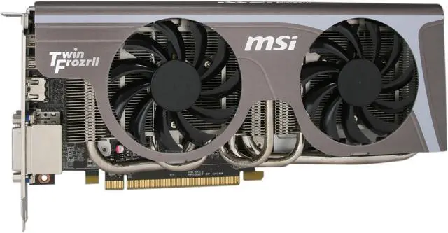 Alt view image 3 of 6 - MSI Radeon HD 6950 2GB GDDR5 PCI Express 2.1 x16 CrossFireX Support Graphics Card R6950 Twin Frozr II