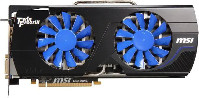Alt view image 3 of 6 - MSI GeForce GTX 580 (Fermi) 3GB GDDR5 PCI Express 2.0 x16 SLI Support Graphics Card N580GTX Lightning Xtreme Edition