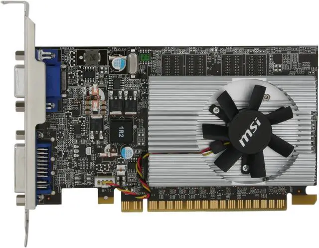 Alt view image 3 of 5 - MSI GeForce 210 512MB DDR2 PCI Express 2.0 x16 Graphics Card N210-D512D2