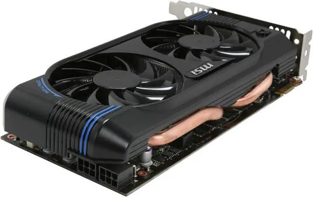 Alt view image 5 of 6 - MSI GeForce GTX 560 (Fermi) 1GB GDDR5 PCI Express 2.0 x16 SLI Support Graphics Card N560GTX-M2D1GD5