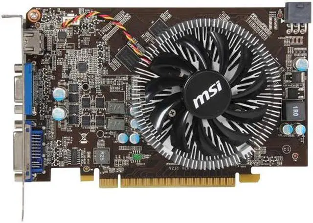 Alt view image 3 of 6 - MSI GeForce GTS 450 (Fermi) 1GB DDR3 PCI Express 2.0 x16 Graphics Card N450GTS-MD1GD3