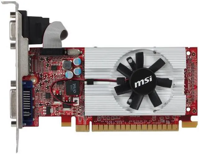 Alt view image 3 of 5 - MSI GeForce GT 520 (Fermi) 2GB DDR3 PCI Express 2.0 x16 Low Profile Ready Graphics Card N520GT-MD2GD3/LP