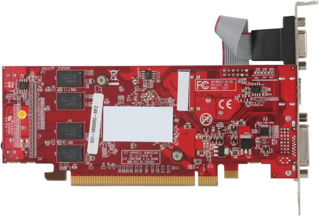 Alt view image 4 of 5 - MSI Radeon HD 6450 2GB DDR3 PCI Express 2.1 x16 Low Profile Ready Graphics Card R6450-MD2GD3/LP