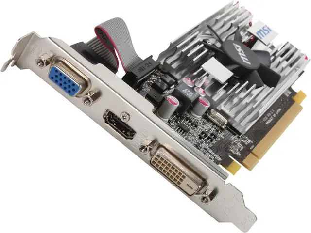 Alt view image 2 of 6 - MSI Radeon HD 6570 1GB DDR3 PCI Express 2.1 x16 Low Profile Ready Graphics Card R6570-MD1G/LP