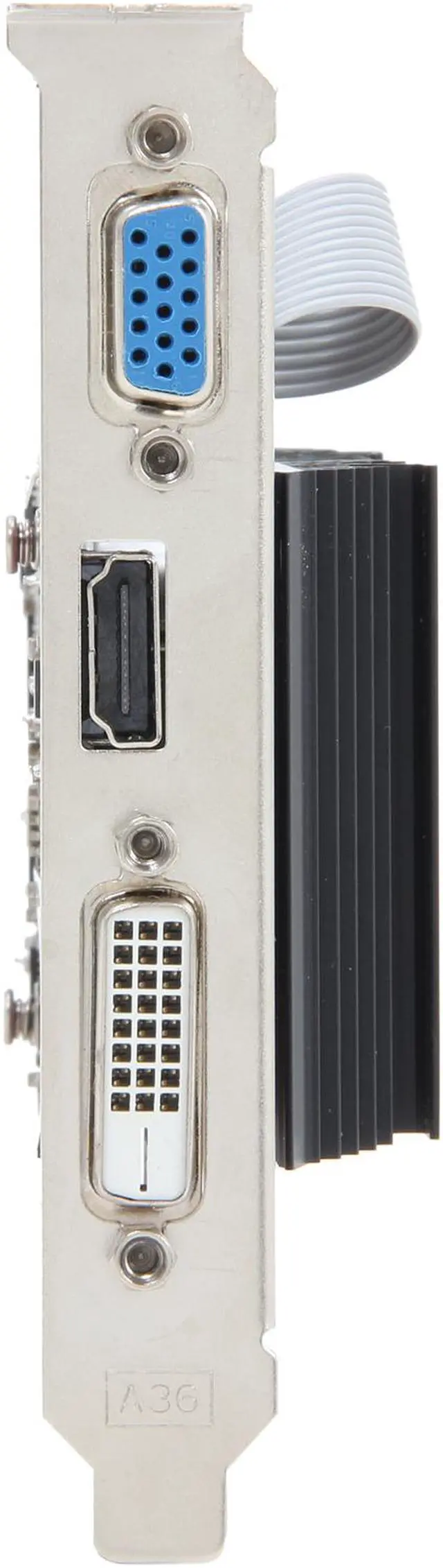 Alt view image 2 of 5 - MSI Radeon HD 4350 1GB DDR3 PCI Express 2.0 x16 Low Profile Graphics Card R4350-MD1GD3H/LP