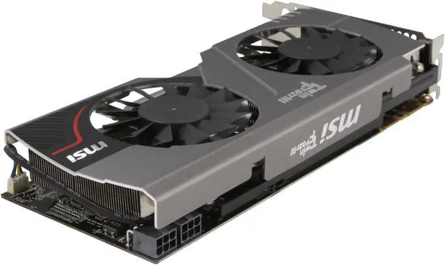 Alt view image 5 of 6 - MSI GeForce GTX 560 Ti - 448 Cores (Fermi) 1280MB GDDR5 PCI Express 2.0 x16 SLI Support Graphics Card N560GTX-Ti 448 Twin Frozr III PE/OC