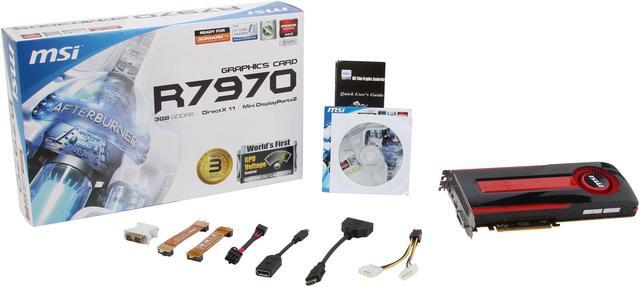 Alt view image 6 of 6 - MSI Radeon HD 7970 3GB GDDR5 PCI Express 3.0 x16 CrossFireX Support Graphics Card R7970-2PMD3GD5