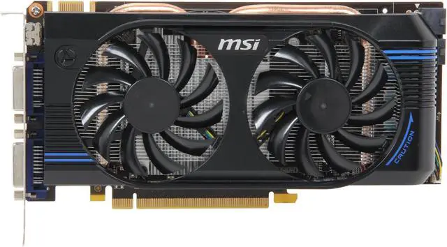Alt view image 3 of 6 - MSI GeForce GTX 460 (Fermi) 1GB GDDR5 PCI Express 2.0 x16 SLI Support Graphics Card N460GTX-M2D1GD5/OC2