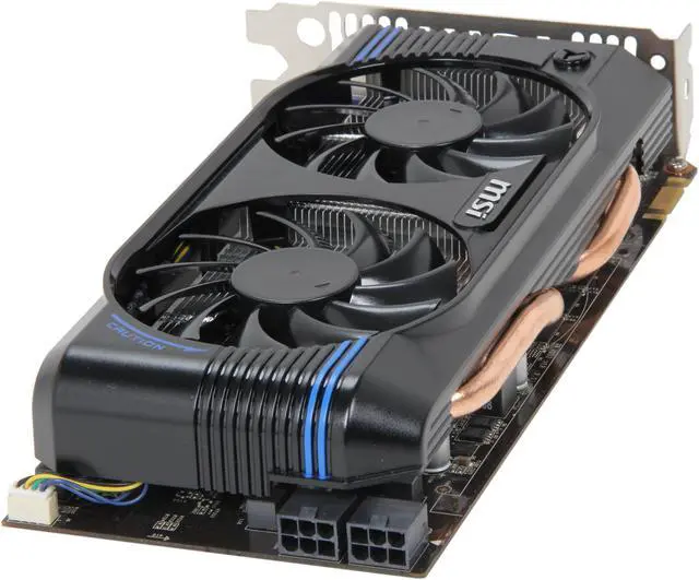 Alt view image 5 of 6 - MSI GeForce GTX 460 (Fermi) 1GB GDDR5 PCI Express 2.0 x16 SLI Support Graphics Card N460GTX-M2D1GD5/OC2