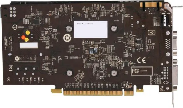 Alt view image 4 of 6 - MSI GeForce GTX 550 Ti (Fermi) 1GB GDDR5 PCI Express 2.0 x16 SLI Support Graphics Card N550GTX-Ti-MD1GD5