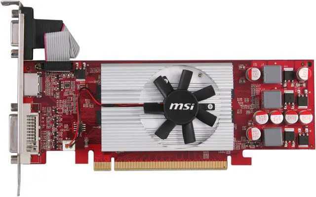 Alt view image 3 of 5 - MSI GeForce GT 220 1GB DD3 PCI Express 2.0 x16 Low Profile Ready Graphics Card N220GT-MD1GD3/LP