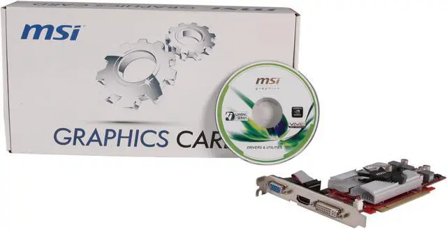 Alt view image 5 of 5 - MSI GeForce GT 220 1GB DD3 PCI Express 2.0 x16 Low Profile Ready Graphics Card N220GT-MD1GD3/LP