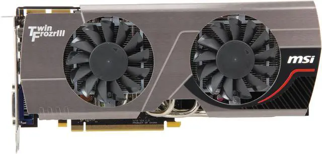 Alt view image 3 of 6 - MSI Radeon HD 7950 3GB GDDR5 PCI Express 3.0 x16 CrossFireX Support Graphics Card R7950 Twin Frozr 3GD5/OC
